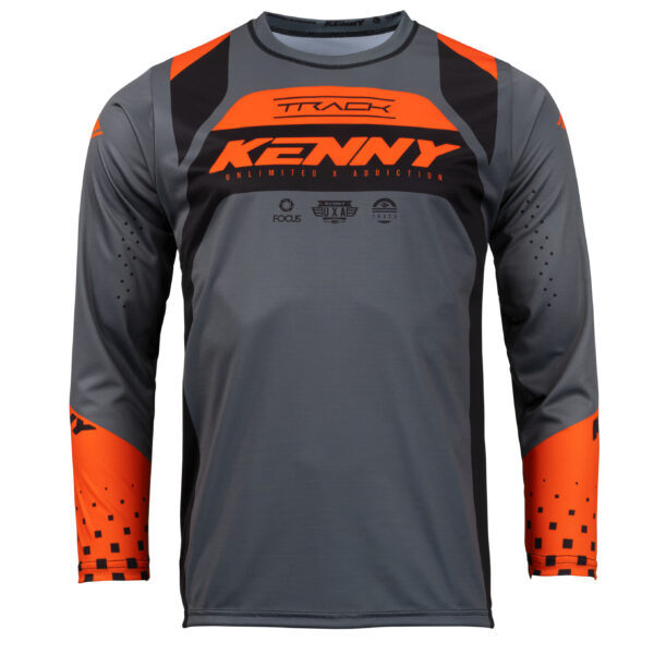 Kenny - Tricou TRACK FOCUS orange black