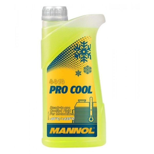 Antigel Mannol Pro Cool (-40 ...+135 grade) pentru motociclete 1L