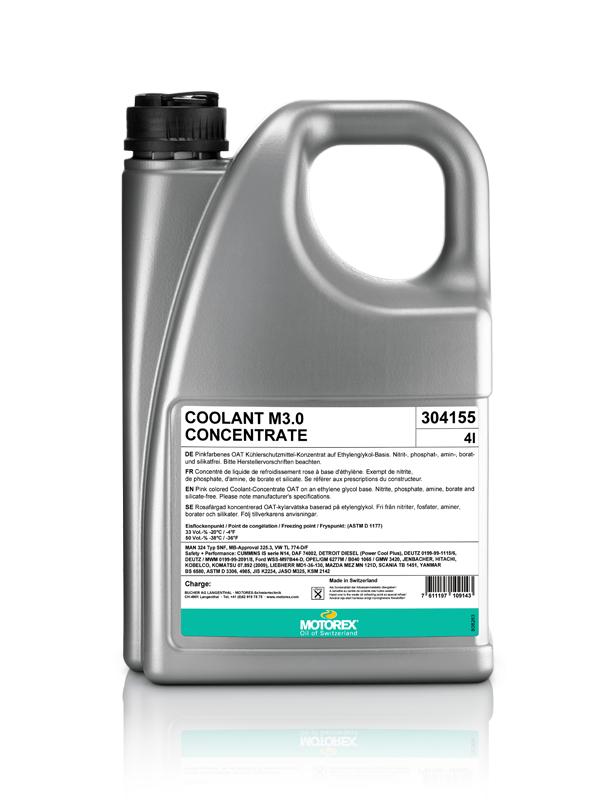 Antigel MOTOREX M3.0 - 4L Concentrat
