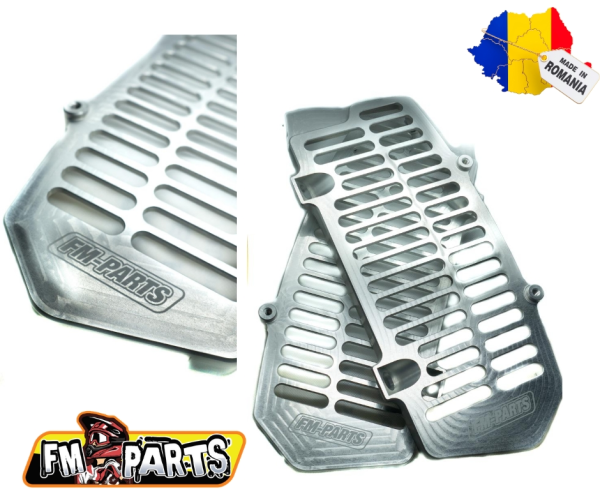 Fm-Parts Protectii Radiator UniBody KTM/Husqvarna 2020-2023 Silver