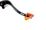Fm-Parts Pedala Frana Spate cu Capat Marit KTM/Husqvarna 2017-2025 Ajustabila Orange/Black