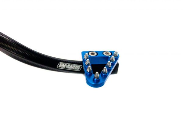 Fm-Parts Pedala Frana cu capat marit KTM/Husqvarna 2017-2025 Blue Ajustabila