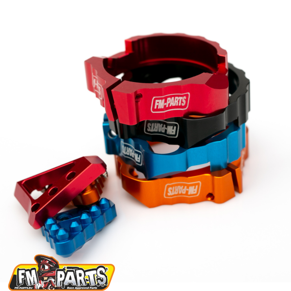 Fm-Parts Protectie Flansa Evaucuare KTM / Husqvarna 250/300 2017-2025 Red