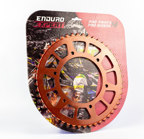 Pinion spate KTM / Husqvarna / Husaberg '90-'24 Aluminiu RACING orange (51 dinti) JTR897.51 Enduro Expert 89751ROEE