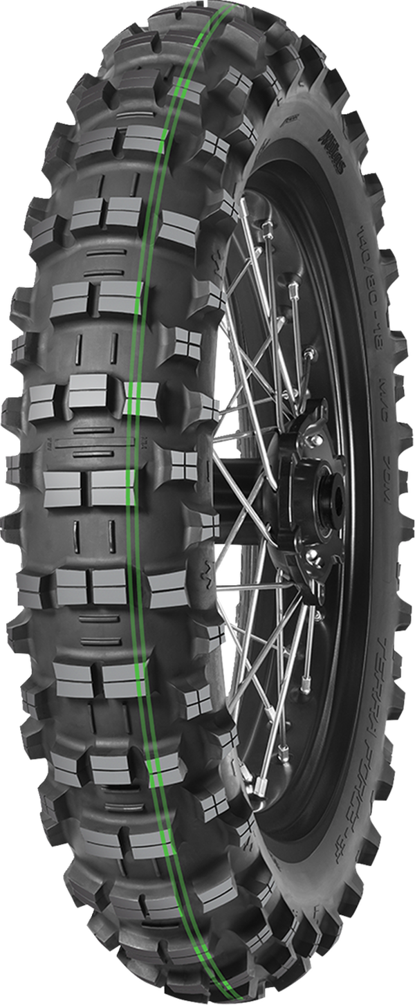 Anvelopa - MITAS 140/80-18TERRA FORCE-EF SUPER SOFT DOUBLE GREEN SPATE
