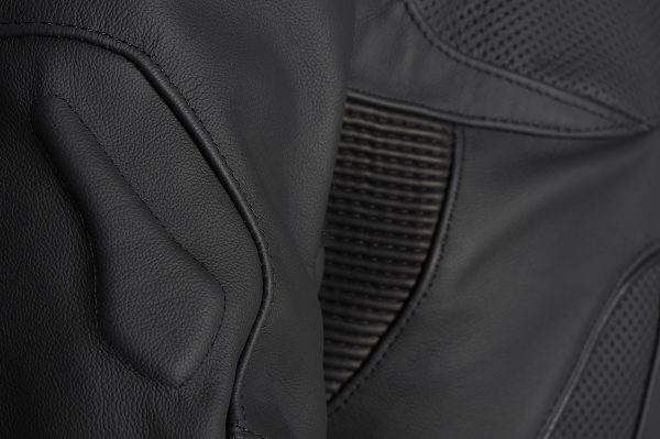 Geaca de piele GHOST, barbat, Furygan Negru