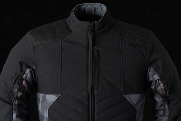 Geaca barbat ICETRACK negru-camuflaj