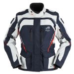 Geaca moto dama APALACHES LADY, Furygan albastru crem rosu