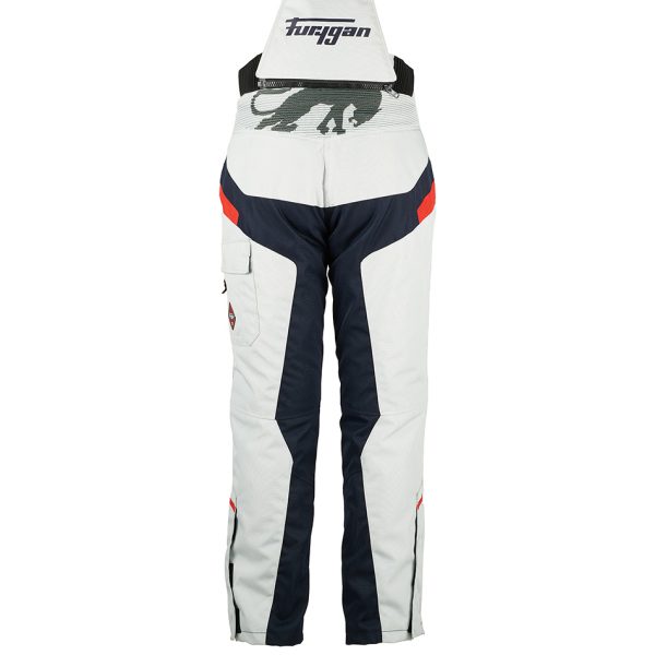 Pantaloni Moto dama, APALACHES LADY, Furygan albastru crem rosu