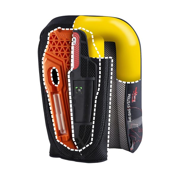 AIRBAG Gilet, Furygan Negru