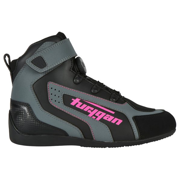 Incaltaminte - Ghete moto dama, V4 EASY LADY D3O, Furygan negru-roz