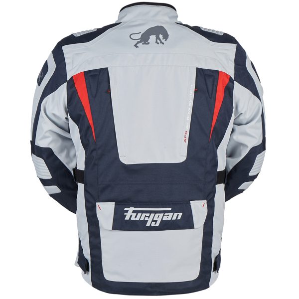 Geaca moto, APALACHES, Furygan albastru crem rosu,Negru