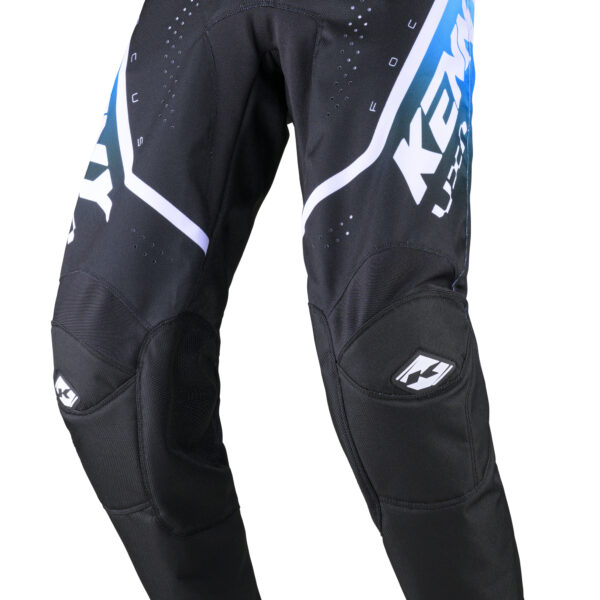 Kenny - Pantaloni TRACK FOCUS BLACK WHITE