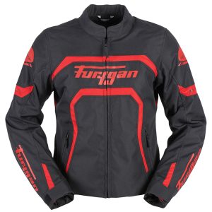 Geaca moto dama, MYSTIC EVO, Furygan Negru-rosu