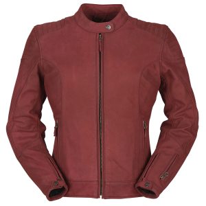 Geaca moto piele dama, DEBBIE, Furygan Burgundy