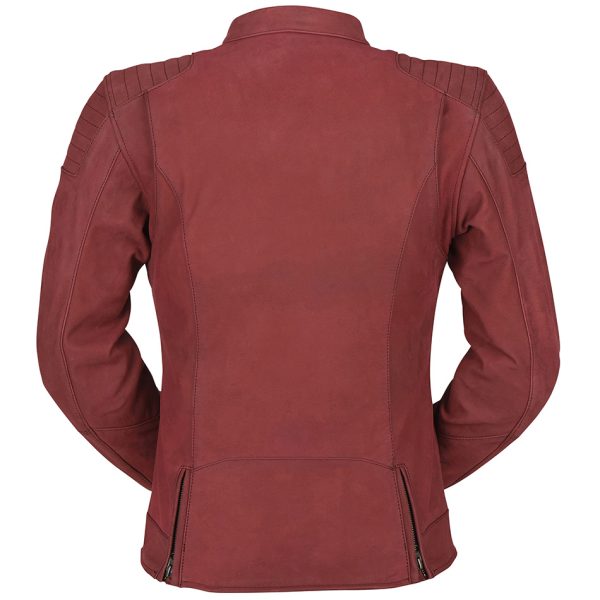 Geaca moto piele dama, DEBBIE, Furygan Burgundy