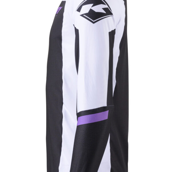 Kenny - Tricou PERFORMANCE SOLID BLACK PURPLE