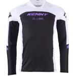 Kenny - Tricou PERFORMANCE SOLID BLACK PURPLE