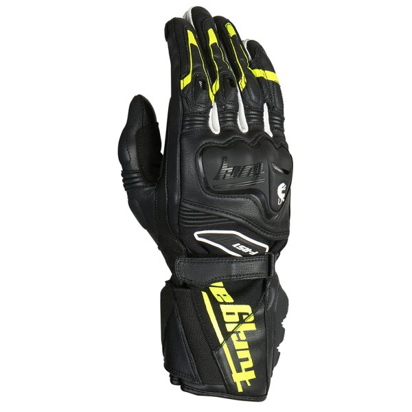 Manusi de barbati F-RS1 Black-fluo yellow-white