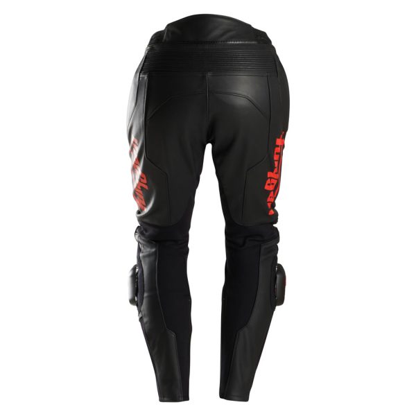 Pantaloni moto de barbati DRACK Black-red