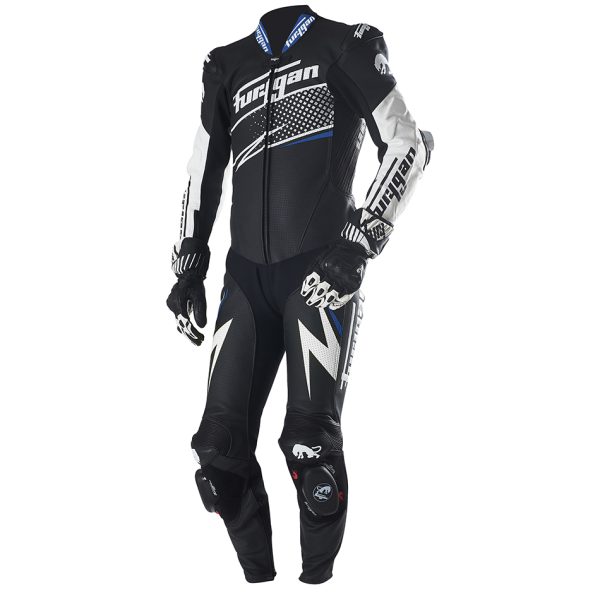 Set - Combinezon FULL RIDE Black-white-blue