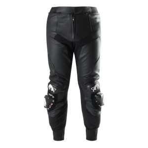 Pantaloni moto de barbati DRACK Black-white-white