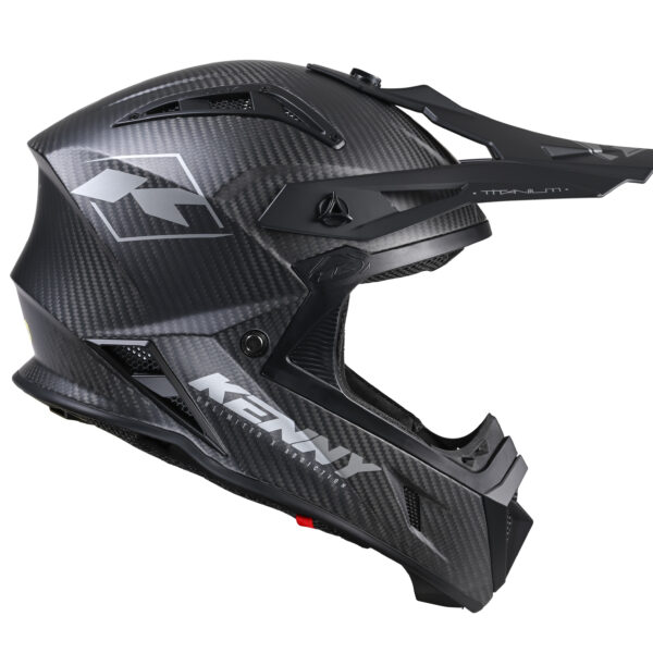 Kenny - Casca TITANIUM CARBON MATT SOLID MATT BLACK
