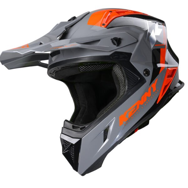 Kenny - Casca TITANIUM GRAPHIC GREY ORANGE