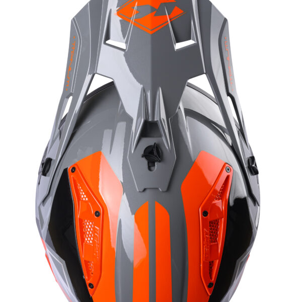 Kenny - Casca TITANIUM GRAPHIC GREY ORANGE