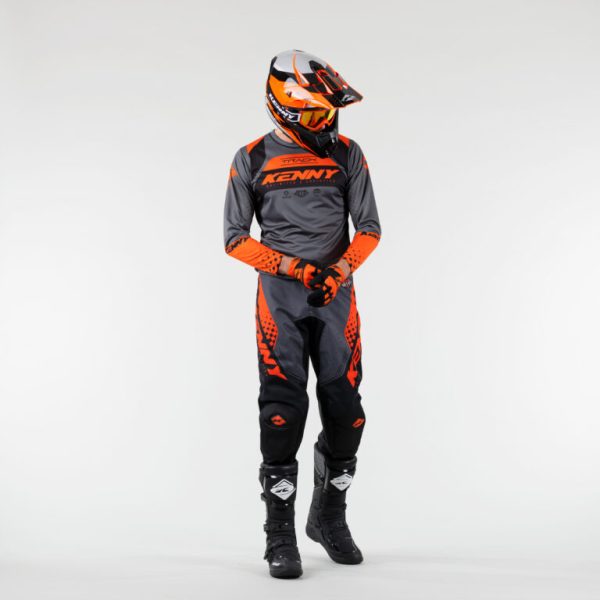 Tricou TRACK FOCUS FOR KID orange black