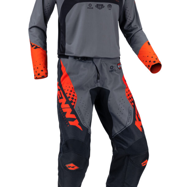 Kenny - Pantaloni TRACK FOCUS orange black