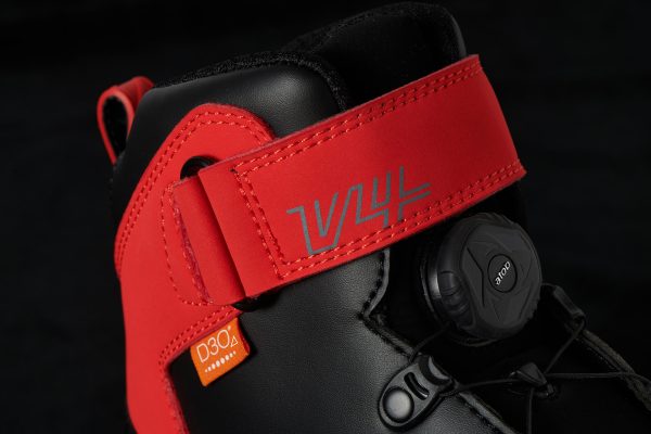 Incaltaminte - Ghete moto dama, V4 EASY LADY D3O, Furygan Negru-rosu