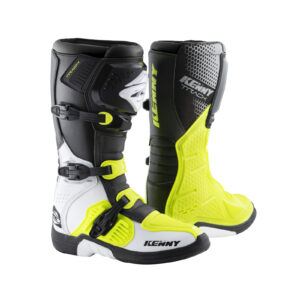 Cizme - KENNY – TRACK WHITE NEON YELLOW BOOTS
