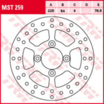 Disc frana TRW MST259 - Scooter Yamaha YP125-180 Majesty