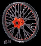 Roata fata enduro KTM/Husqvarna 21x1.60 ax 22mm orange hub Enduro Expert SRE21OREE
