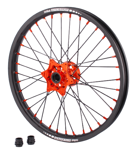 Roata fata enduro KTM/Husqvarna 21x1.60 ax 22mm orange hub Enduro Expert SRE21OREE