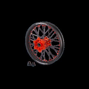 Roata spate enduro KTM/Husqvarna 18x2.15 ax 20mm orange hub Enduro Expert SRE18OREE