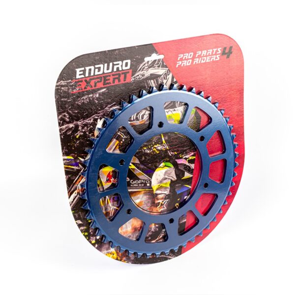 Pinion spate Beta RR '05-'12 Gas Gas '01-'19 Sherco '07-'24 Aluminiu RACING blue (52 dinti) Enduro Expert JTR822.52 82252RBEE