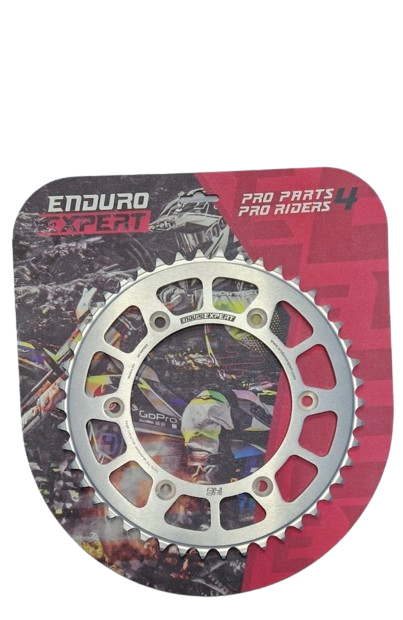 Pinion spate KTM / Husqvarna / Husaberg '90-'25 silver (46 dinti) JTR897.46 aluminiu Enduro Expert 89746RSEE