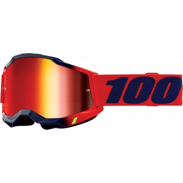 100% OCHELARI 100% ACCURI2 Goggle Kearny Mirror Red Lens