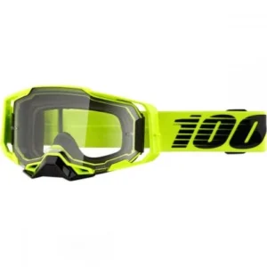 100% ARMEGA Goggle Nuclear Citrus Clear Lens