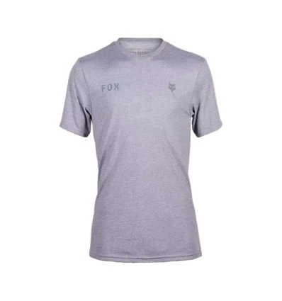 FOX WORDMARK SS TECH TEE [HTR GRAPH]