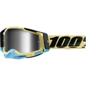 100% RACECRAFT 2 Goggle Airblast - Mirror Silver Lens