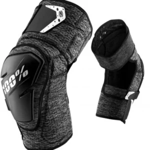 Protectie - 100% FORTIS Knee Guard Grey Heather/Black
