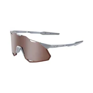 100% HYPERCRAFT XS - Matte Stone Grey - HiPER Crimson Silver Mirror Lens