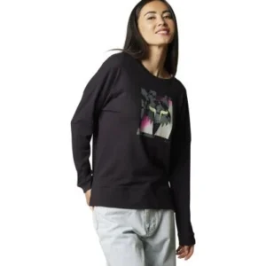 FOX DETONATE LS KNIT TOP [BLK]