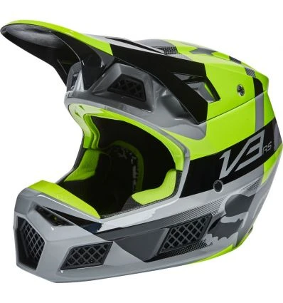 FOX V3 RS RIET HELMET, ECE [FLO YLW]