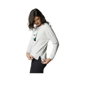 FOX DETONATE LS KNIT TOP [LT GRY]