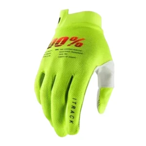 Manusi - 100% ITRACK Gloves Fluo Yellow