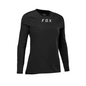 FOX MTB W DEFEND THERMAL JERSEY [BLK]